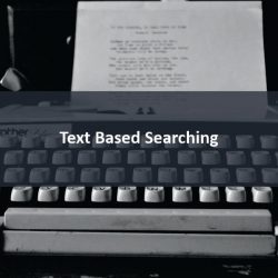 Text Based Searching