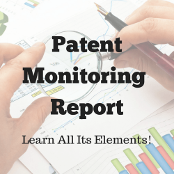 Patent Monitoring Report
