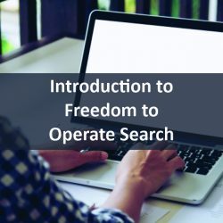 Introduction to Freedom to Operate Search 1