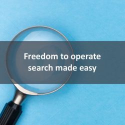 Freedom to operate search made easy