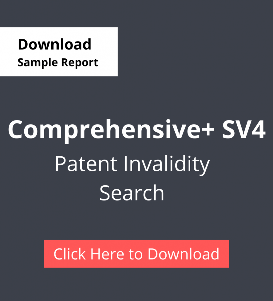 TPSF Sample Report Patent Invalidity Search Comprehensive+ SV4